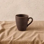 Чашка чайна з натуральної глини 0,4л гладка Чашка чайна з глини 0,4л гладка