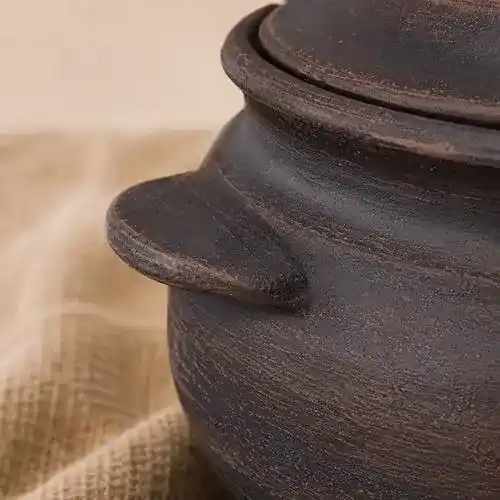 Горщик для запікання глиняний 0,6л гладкий