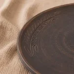 Блюдо глиняне 300мм для піци колос