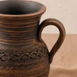 Глечик глиняний 1,5л  різьблений