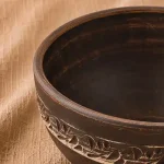 Салатник глиняний 0,7л ангоб