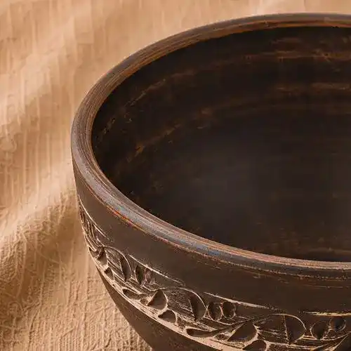 Салатник глиняний 0,7л ангоб