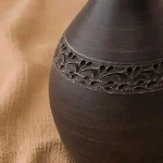 Пляшка глиняна 1л ангоб