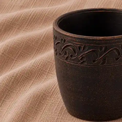 Стакан глиняний  0,3л різьблений