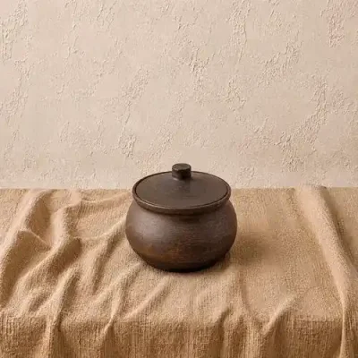 Ковбасник з глини 0,85л гладкий