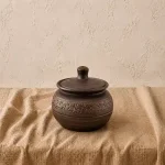 Ковбасник з глини 1,6л різьблений