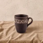Чашка чайна з глини 0,4л ангоб