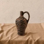Глечик з глини для вина 1.3 л з ручкою