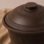 Каструля глиняна без ручок 2л колос