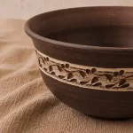 Миска глиняна Солдатка 1л ангоб