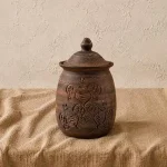 Банка для меду глиняна Бджілка 1л