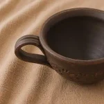 Чашка глиняна 0,2л різьблена